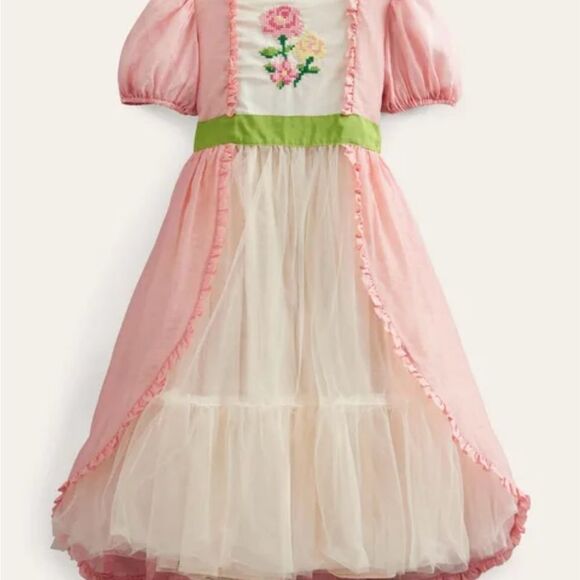 Mini Boden NWT Cross Stitch Dress - Picture 3 of 6